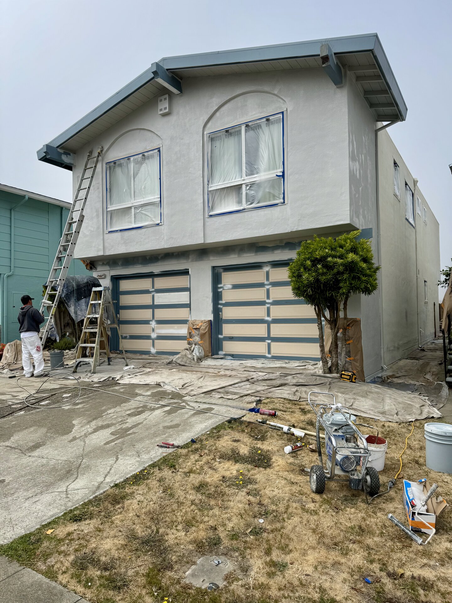 Two-Story Residential Exterior Repaint photo 8