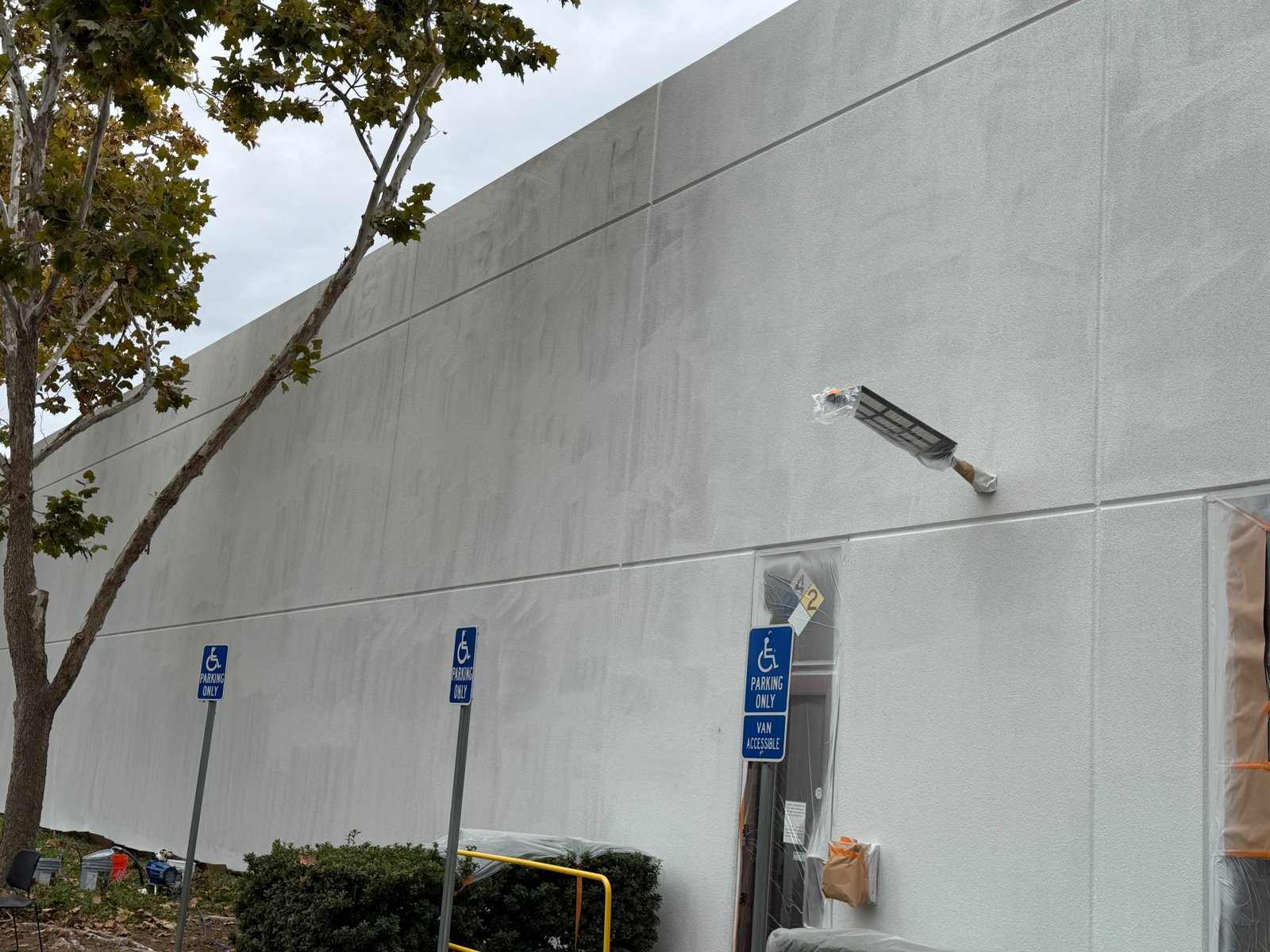 Commercial Building Repaint in Fremont, CA – primer application 5